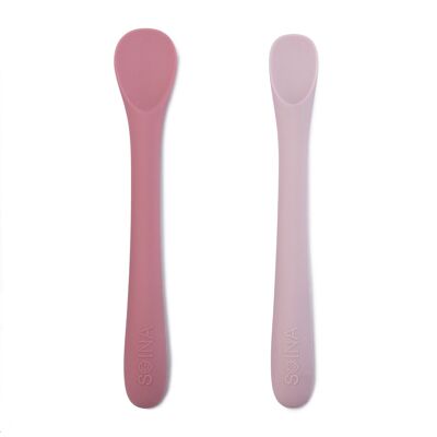 WEANING SPOONS SET (OLD PINK/TAUPE)
