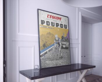 Affiche - L'Equipe - Poulidor - Digigraphie - 30X40 - Plakat 2