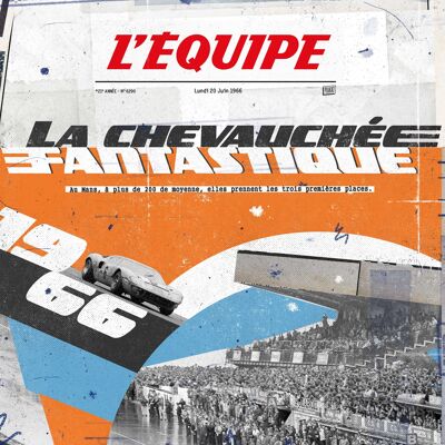 Poster - L'Equipe - Le Mans - Digigraphy - Plakat