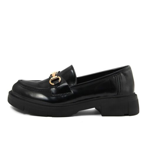 Fashion Attitude Mocassini Donna colore Nero-Altezza tacco:3cm;Collezione Invernale; Articolo FAM_BH2370_1_NERO