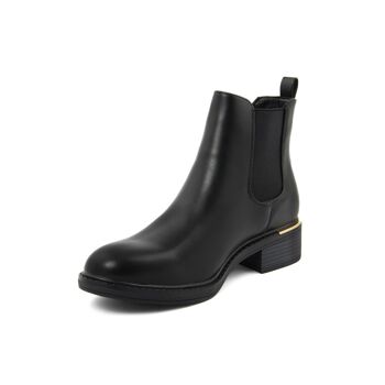 Bottines pour femme Fashion Attitude couleur Noir - Hauteur du talon : 4 cm - Collection Hiver ; Article FAM_X765_BLACK 12