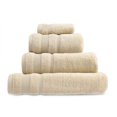 Luxuriöse Zero Twist-Handtücher aus ägyptischer Baumwolle – Stein
