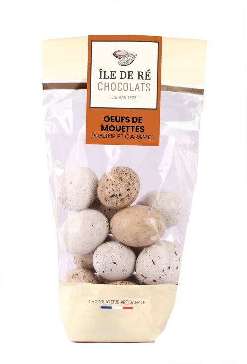 Sachet Œufs de Mouette Praliné et Caramel 230g  - PRODUITS DE LA MER