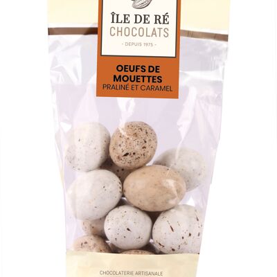 Sachet Œufs de Mouette Praliné et Caramel 230g  - PRODUITS DE LA MER