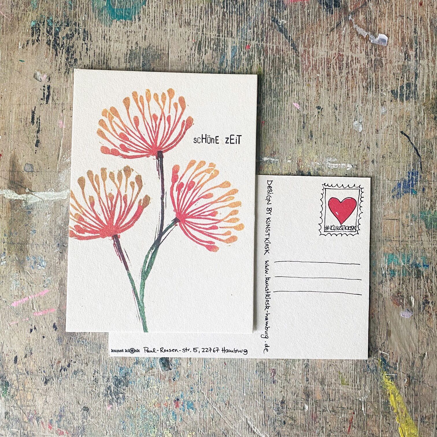 Cartolina "Tempo d'autunno, tempo meraviglioso" biglietto d'auguri su carta da 580 g