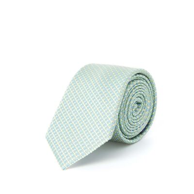 Cravatta multiquadrata verde