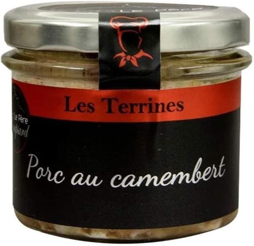 Rillettes de porc camembert - 180g - Terrines du Père Roupsard