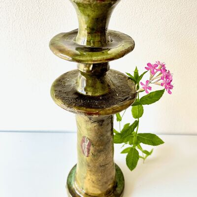 Large Candleholders / Candlesticks - Tamegroute Pottery - Ali