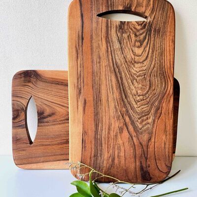 Rectangular walnut wood cutting boards - Aurélie