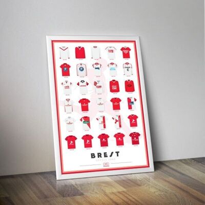 CARTEL DE LAS JERSEYS DE BREST