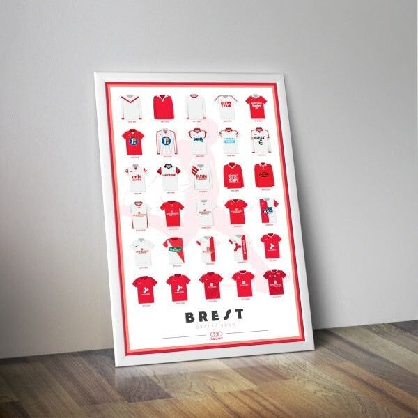 Brest football jerseys poster I Football poster I Football poster