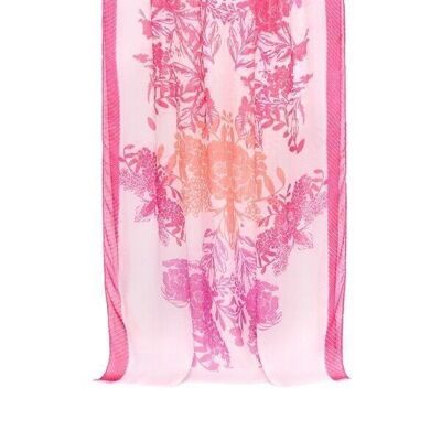 Pink jouy scarf