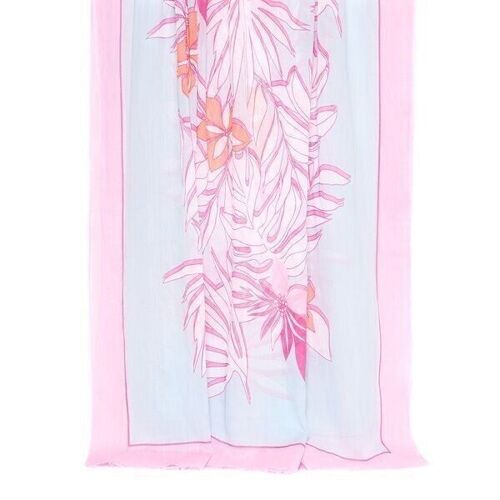 Foulard Paréo hawai rose