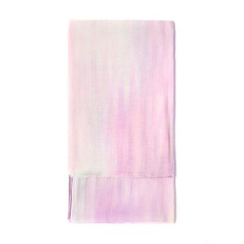 Foulard Paréo pivoine lilas 2