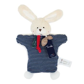 COTON BIO/ LAPIN marionnette 2