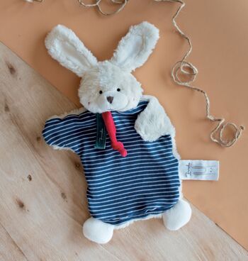 COTON BIO/ LAPIN marionnette 3