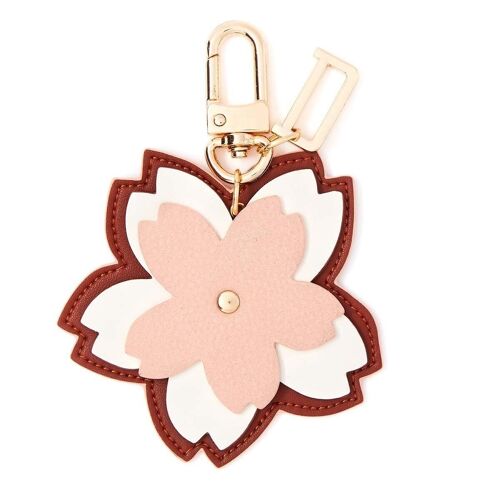 Bijoux de sac fleur rose