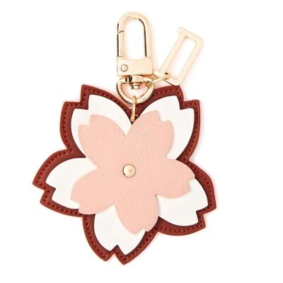 Bijoux de sac fleur rose