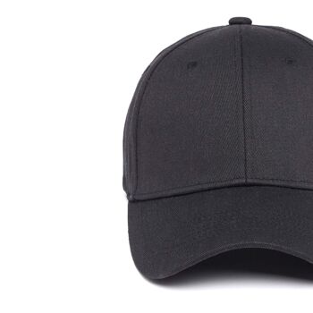 Casquette D unie noire 2