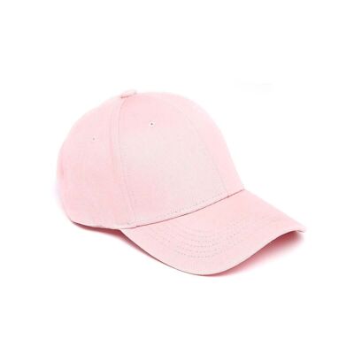 Cappellino D rosa chiaro tinta unita
