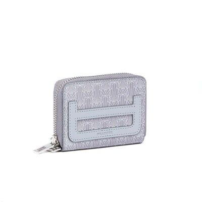 Porte monnaie zip NY gris