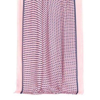 Pink kaleidoscope scarf