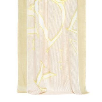 Foulard lettres Draeger sable 1