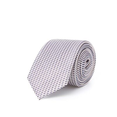 Beige 3D rectangle tie