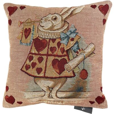 Small filled cushion Rabbit heart Alice