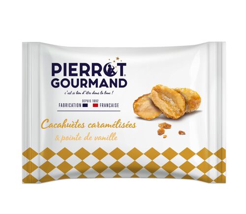 Cacahuètes caramélisées PIERROT GOURMAND 45 gr