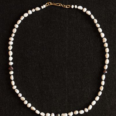 Collier perles - Virginie