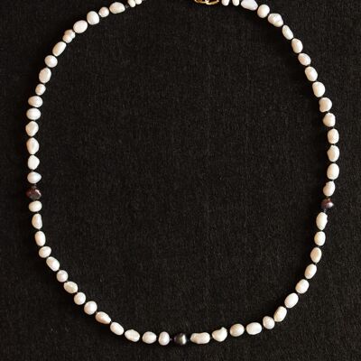 Collier perles - Virginie