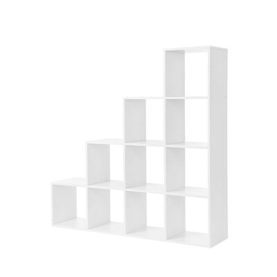 Living Design Librería blanca 129,5 x 29 cm x 129,5 (largo x ancho x alto)