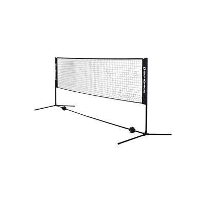 Living Design Schwarzes tragbares Badmintonnetz