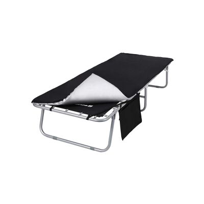 Living Design Camping bed with black cushion