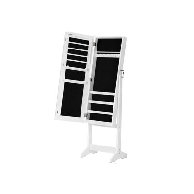 Living Design Armoire à bijoux avec miroir pleine longueur 1,1 x 36,5 x 151,5 cm (L x L x H)