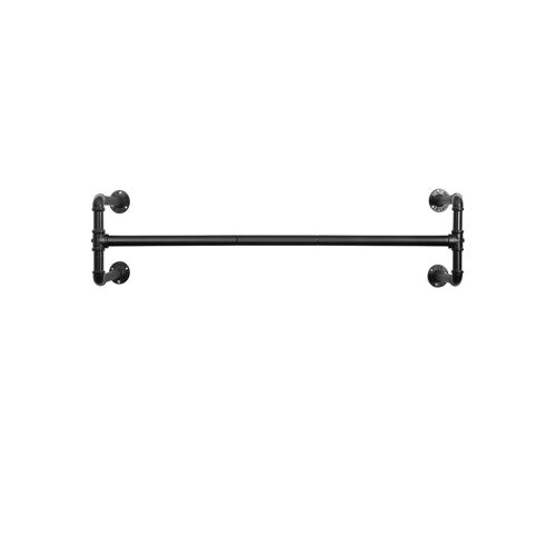 Living Design Wall hanging rail Black 110 x 30 x 29.3 cm (L x W x H)