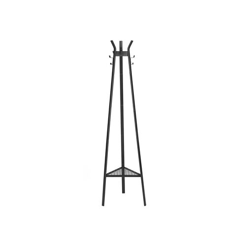 Living Design Hat rack with shelf Black 41 x 41 x 167.5 cm (L x W x H)