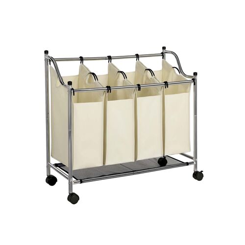 Living Design Laundry basket 4 x 35 L beige