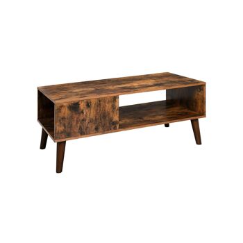 Living Design Table basse rétro 100 x 50 x 45 cm (L x L x H) 1