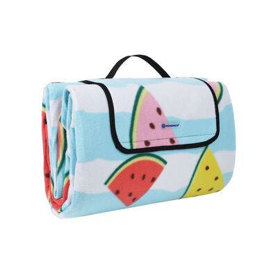 Manta de picnic de franela color melón XXL de Living Design