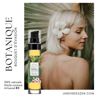 Tropical flower - Tiare flower - 100% vegetable multifunctional beauty oil