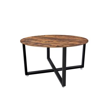 Living Design Table basse ronde 88 x 88 x 47 cm (L x L x H) 1