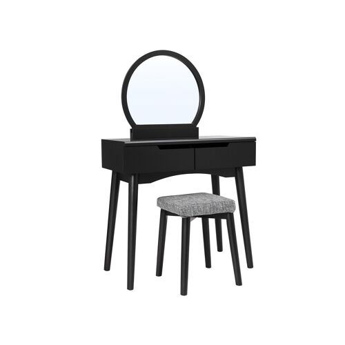 Living Design Simple black dressing table