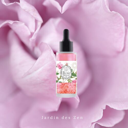 Rose Moon - aux roses infusées - Elixir visage de Nuit - 100% Végétal - Vegan