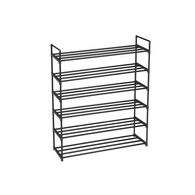 Living Design Zapatero de metal 6 estantes 92 x 30 x 113 cm (largo x ancho x alto)