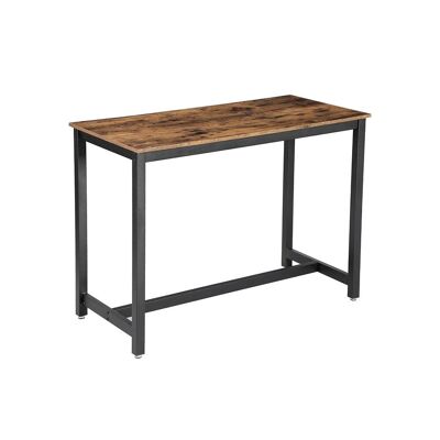 Living Design Table de bar design industriel 120 x 60 x 90 cm (L x L x H)