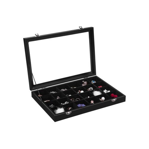 Living Design Jewelry box 24 compartments black