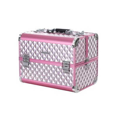 Living Design Toiletry bag pink-silver 36 x 28 x 23 cm (W x H x D)