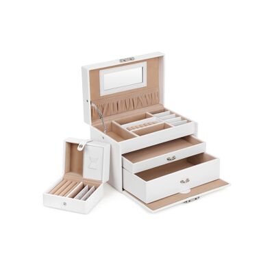 Living Design Jewelery box Sweet white 24.5 x 15.5 x 16 cm (L x W x H)